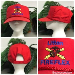 Vtg Litton Fireflex Hat